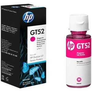 фото Чернила hp gt52 (m0h55aa) для hp deskjet и ink tank, пурпурный, 80 мл, 8000 стр.