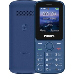 Мобильный телефон Philips E2101 Xenium Blue защитная anti blue пленка rock для экрана bq 5211 strike