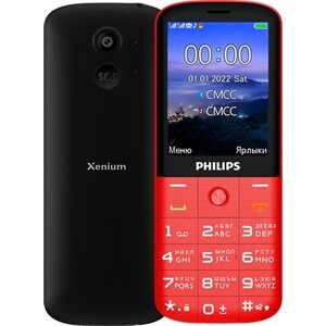 Мобильный телефон Philips E227 Xenium Red CTE227RD/00 - фото 1