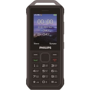 Мобильный телефон Philips E2317 Xenium Dark Grey защитная плёнка пэт protect для philips xenium v787 на филипс в787 20373