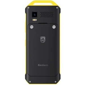 Мобильный телефон Philips E2317 Xenium Yellow Black CTE2317YB/00 - фото 4