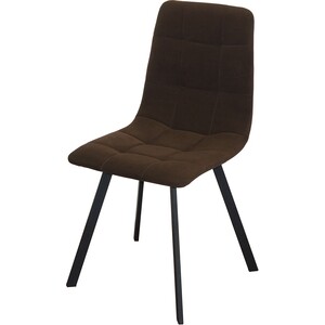 Стул Катрин Т / шоколад /Опора черная (KT19734) кресло для отдыха мебелик денди шпон ткань ультра шоколад каркас дуб шампань шпон