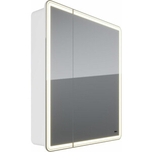 фото Зеркальный шкаф lemark element 70х80 с подсветкой, белый (lm70zs-e)