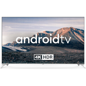 Телевизор Hyundai H-LED75QBU7500 (75'', 4K, QLED, 60Гц, Android TV, WiFi, черный/серебристый)