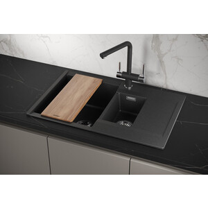 Кухонная мойка Granula Estetica ES-7808 черный