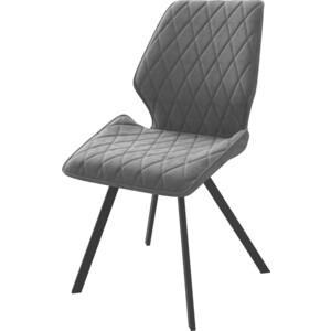 Стул Мамадома Рафаэль Черный /Grey Lux B22 Ткань Велюр Lux (101759) ahm grey стул