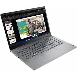 Ноутбук Lenovo ThinkBook 14" FHD Core i5-1240P, 16Гб, SSD 512Гб, Iris Xe, Win 11 Home, Mineral Grey, 1.4 кг 21DHA09ACD