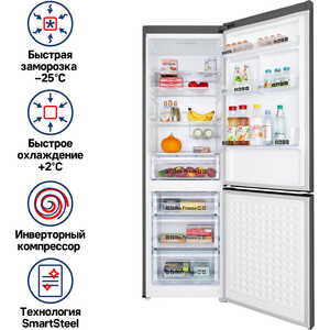 Холодильник MAUNFELD MFF195NFIX10 - фото 2