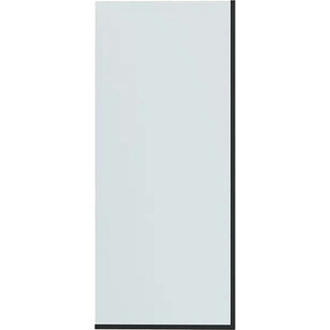 Шторка для ванны Reflexion 50х140 прозрачная, черная (RX14050CBL-01) ваза трубка 147 h 50 см d 14 5 см толщина стекла 3 мм прозрачная 7 5 л