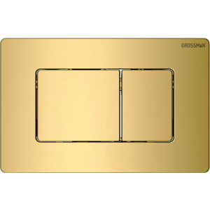 Кнопка смыва Grossman Classic 700.K31.04.30M.30M золото глянцевая инсталляция для унитаза grossman 900 k31 01 000 с клавишей pragma золото глянцевая