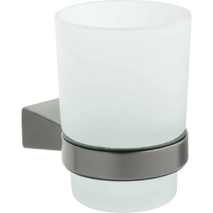 Стакан для ванной Fixsen Trend Graphite черный графит/стекло матовое (FX-98006) подвесной светильник tk lighting 2819 cubus graphite