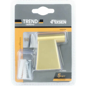 фото Крючок fixsen trend gold матовое золото (fx-99005)