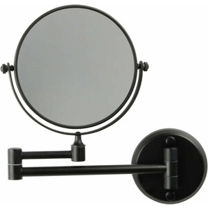 Зеркало косметическое Fixsen Hotel D15, черное (FX-31021B) зеркало напольное симпл черное 43х133см