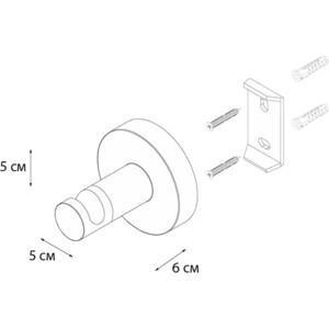 фото Крючок fixsen comfort chrome хром (fx-85005)