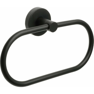 Полотенцедержатель Fixsen Comfort Black кольцо, черный матовый (FX-86011) заглушка sl comfort 3551 f black глухая arlight металл