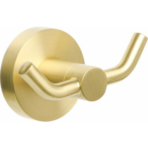 Крючок двойной Fixsen Comfort Gold золото-сатин (FX-87005A) полотенцедержатель fixsen comfort gold золото сатин fx 87001