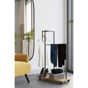 Вешалка гардеробная Мебелик Стик дуб американский (П0005127) вешалка гардеробная зми радуга чёрная 82х39х150 см