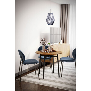 Стол обеденный Мебелик Медисон дуб американский (П0005050) обеденный стол орфей 6 996 × 666 × 755 мм cтекло металл белый агава