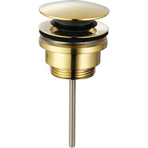 Донный клапан AQUAme click-clack glossy gold (AQM7003GG) донный клапан aquame click clack матовый aqm7003mb