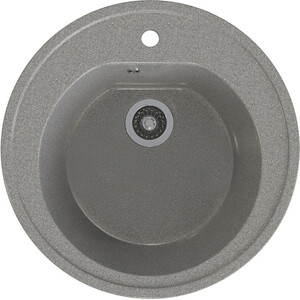 Кухонная мойка Mixline ML-GMS02 темно-серая 309 салфетка под приборы 38 см полипропилен пэт круглая темно лиловая circle