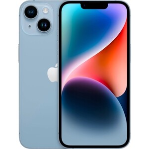 Смартфон Apple iPhone 14 128GB Blue MPVG3CH/A смартфон apple iphone 15 pro 128gb blue titanium dual sim уцененный товар eac