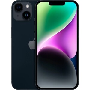 Смартфон Apple iPhone 14 128GB Midnight MPU93CH/A защитное стекло ubear extreme nano shield с easy app для apple iphone 14 pro max черная рамка