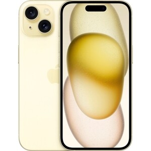 Смартфон Apple iPhone 15 128GB Yellow MTLF3CH/A защитное стекло 9d luazon для iphone xs max 11 pro max полный клей 0 33 мм черное