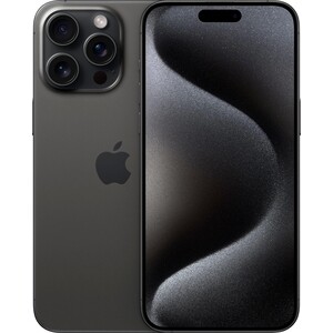 Смартфон Apple iPhone 15 Pro Max 512GB Black MU2T3ZA/A чехол ibox для apple iphone 15 pro max с защитой камеры и подложкой silicone black ут000037386