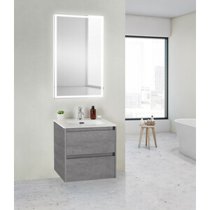 фото Тумба под раковину belbagno kraft-39 50х39 cemento grigio (kraft 39-500/390-2c-so-cg)