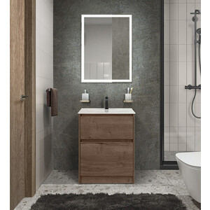 фото Тумба под раковину belbagno kraft-39 50х39 rovere tabacco (kraft39-500/390-2c-pia-rt)