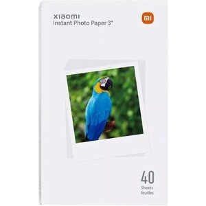 Бумага Xiaomi для фотопринтера Instant Photo Paper 3" (40 Sheets) SD30 (BHR6756GL)