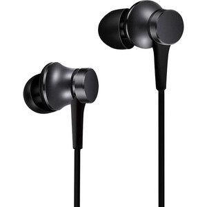 Наушники Xiaomi Mi In-Ear Headphones Basic Black HSEJ03JY (ZBW4354TY) вставные наушники xiaomi mi in ear headphones basic silver hsej03jy zbw4355ty