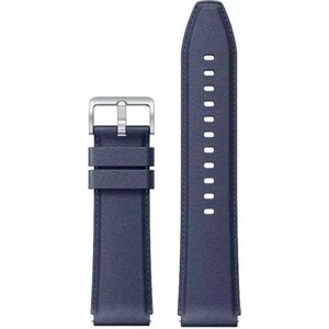 Ремешок Xiaomi Watch S1 Strap (Leather) Blue M2124AS1 (BHR5728GL) Watch S1 Strap (Leather) Blue M2124AS1 (BHR5728GL) - фото 1