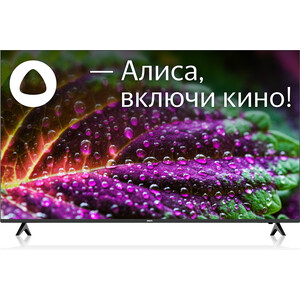 Телевизор OLED BBK 65LED-8249/UTS2C телевизор bbk 24lex 7289 ts2c яндекс тв 24 hd 60гц smarttv wifi