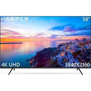 Телевизор HARPER 58U771TS телевизор harper 50u770ts 50 60гц smarttv android wifi