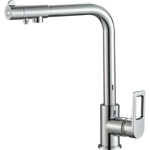 Смеситель для кухни ZorG Steel Hammer SH 572 CR с подключением фильтра, хром смеситель для ванны с душем псм профсан psm 300 1 steel тип см ворншла