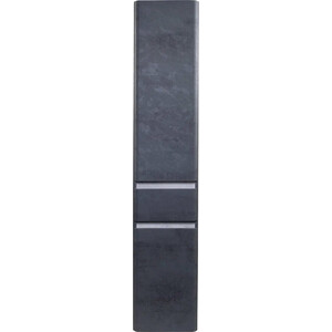фото Пенал style line атлантика 35х175 с бельевой корзиной, бетон темный (2000949234496)