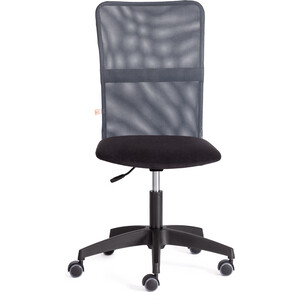 Кресло TetChair START флок/ткань, черный/серый, 35/W-12 (20603) START флок/ткань, черный/серый, 35/W-12 (20603) - фото 2