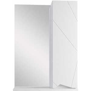 Зеркальный шкаф Sanstar Каскад 50х70 белый (405.1-2.4.1.) зеркальный шкаф mixline стандарт 50х70 левый белый 4640030867301