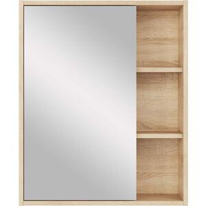 Зеркальный шкаф Sanstar Тоскана 60х73 дуб сонома светлый (408.1-2.4.1.) зеркальный шкаф sanstar тоскана 60х73 дуб сонома светлый 408 1 2 4 1