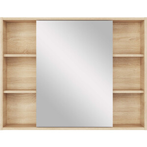 Зеркальный шкаф Sanstar Тоскана 100х73 дуб сонома светлый (420.1-2.4.1.) зеркальный шкаф vigo matteo 15 6x80x70 см дуб сонома