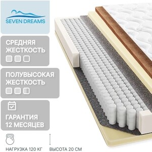 Матрас Seven dreams twin coco foam lux 90x200 413350 - фото 3