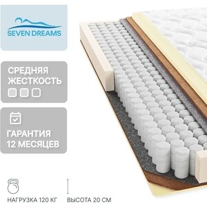 

Матрас Seven dreams twin foam coco 80x200, twin foam coco 80x200
