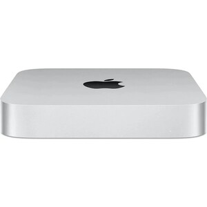 Неттоп Apple Mac mini A2686 slim M2 8 core 16Gb SSD256Gb 10 core GPU macOS GbitEth WiFi BT серебристый (Z16K000N9)