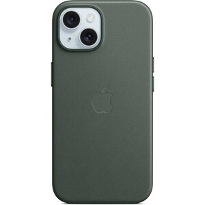 Чехол Apple для Apple iPhone 15 MT3J3FE/A with MagSafe Evergreen чехол apple iphone 14 pro leather case with magsafe ink чернильный eac