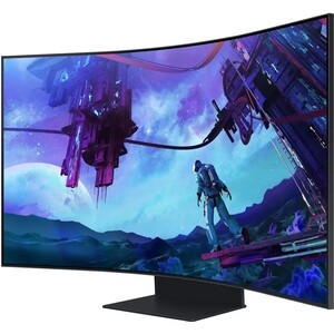 фото Монитор samsung 55'' odyssey ark s55cg97wni черный va led 16:9 hdmi m/m матовая has piv 600cd 178гр/178гр 3840x2160 165hz dp wq usb 41.5кг