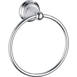 Полотенцедержатель Rav Slezak Morava кольцо, хром (MKA0104) кольцо для полотенец rav slezak morava mka0104z
