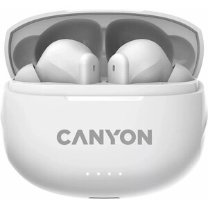 Наушники Canyon TWS-8, White наушники sbs jaz tws loop bluetooth 5 0 с зарядным кейсом 400мач белый tejzearloopbttwsw