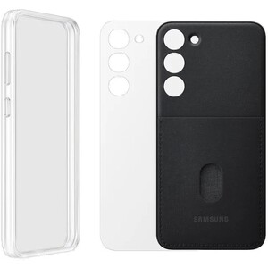 Чехол Samsung для Samsung Galaxy S23+ Frame Case черный (EF-MS916CBEGRU) чехол на samsung galaxy a20 a30 с принтом иней на листочках