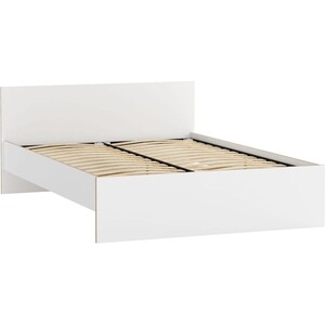Кровать ОЛМЕКО 68.12 Дакота (белый/кромка дуб сонома) (ML876880429) кровать мебелико кариба эко кожа белый
